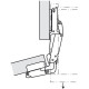 Завіса Duomatic Standart 165° накладна під шуруп схема 48/6 мм