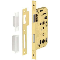 Врізний замок дверний 55/20 WC PVD