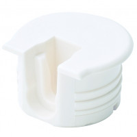 Корпус RAFIX (Рафікс) TAB 20, для товщини 16 мм, пластмаса, білий RAL 9003