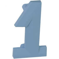 Ручка Единица голубая матовая м/о 64 мм