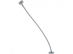 Обмежувач відкриття дверей сріблястий