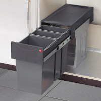 Сміттєзбірник 3-секційний 15+2х7 л