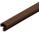 Уплотнитель для межкомнатных дверей 10 мм темно-коричневый