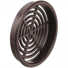 Вентиляційна решітка кругла d65 мм коричнева