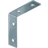 Кутник 80 х 80 мм з 4 отворами сталь оцинкована