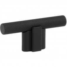 Ручка-кнопка Glenmor черная матовая м/о 16 мм