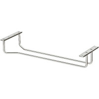 Тримач келихів одинарний L=350 мм нержавіюча сталь полірована