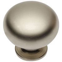 Ручка кнопка Bergamo d32 мм h=30 мм сатин