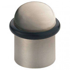 Отбойник-цилиндр с резиновым кольцом никель матовый