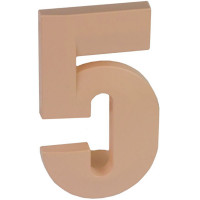 Ручка Пятерка розовая глянцевая м/о 64 мм