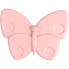 Ручка-кнопка Бабочка светло-розовая