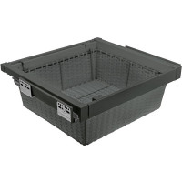 Плетений кошик для шафи ротанг Elite 900 мм антрацит