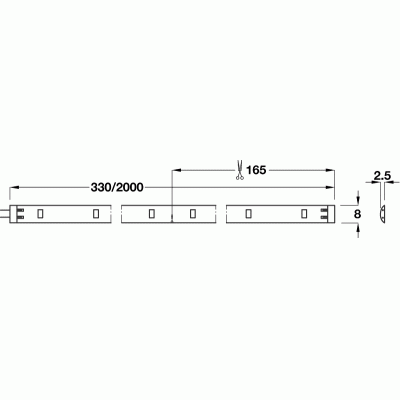Светодиодная лента Loox LED 3011 L=2000 мм 5000 К