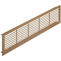 Вентиляційна решітка Startec 86х500 мм бронза