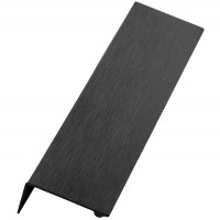 Ручка SHEET черная браш м/о 160 мм