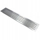 Вентиляционная решетка 500х100 мм, алюминий, цвет нержавеющая сталь