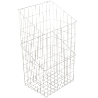 Корзина для белья 230х250х590 мм серый металлик