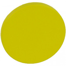 Ручка-кнопка Pluto желтая глянцевая d32 мм