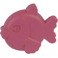 Ручка-кнопка Рыбка розовая матовая