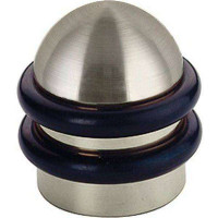 Відбійник-циліндр із двома гумовими кільцями нікель матовий