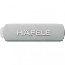 Комплект заглушок для Moovit з логотипом Hafele білий металік