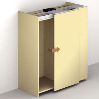 Компланарна система E 35FB для 2 дверей 2400 мм з електроприводом