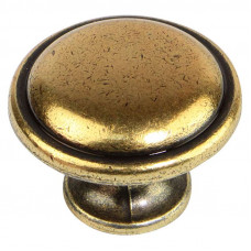 Ручка-кнопка Titus золото d25 мм