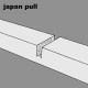 Ручна пилка Japan Pull з рукояткою Elastomer