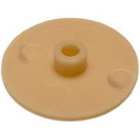 Заглушка для MiniFix (Минификс)15 без бурта, D17 мм, пластмасса, цвет сосны