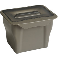 Ведро универсальное навесное 5 л с антрацитовой крышкой