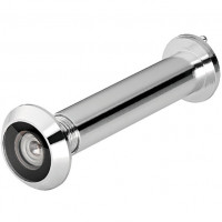 Дверной глазок огнеупорный d=14 мм для двери 50-80 мм обзор 200° вороненый