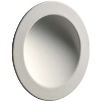 Ручка врезная Fausta белая матовая м/о 57 мм