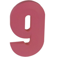 Ручка Девятка розовая матовая м/о 64 мм