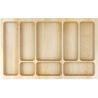 Лоток буковый 710х472 мм, для столовых приборов, для модуля шириной 800 мм, серия А