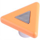 Ручка-кнопка Треугольник оранжевая