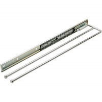 Тримач для рушників з висувними напрямними з 2 тримачами