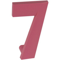 Ручка Семерка розовая матовая м/о 64 мм