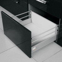 Modern Box push to open високий L=500 мм сірий
