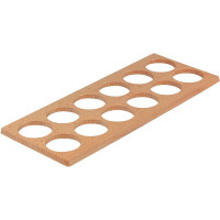 Вставка для баночок зі спеціями букова фанера