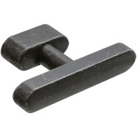 Ручка Aspasia чорне залізо м/о 16 мм