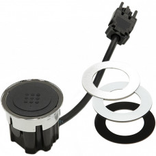 Встроенная беспроводная зарядка Versadot Charger со сменными кольцами (нержавейка, белое, черное) (кабель 2 м)