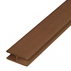 Соединительный профиль задней стенки 5 мм коричневый