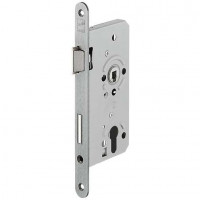 Замок дверний врізний PZ клас 3 нержавіюча сталь матова правий