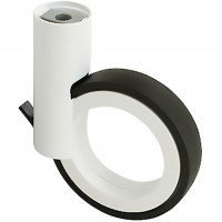 Меблевий ролик Rotola H.150 Zama d112 мм чорний/білий