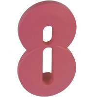 Ручка Вісімка рожева матова м/о 64 мм