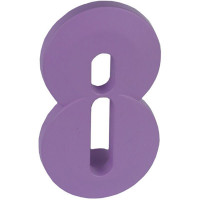 Ручка Восьмерка фиолетовая матовая м/о 64 мм