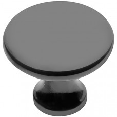 Ручка-кнопка Udine черный хром