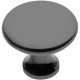 Ручка-кнопка Udine чорний хром