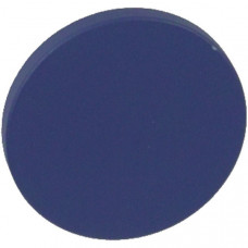 Ручка-кнопка Pluto синяя матовая d32 мм