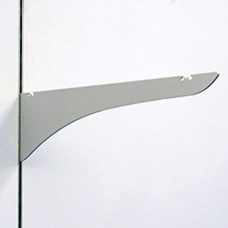 Консоль із насадними тримачами L=320 мм срібло